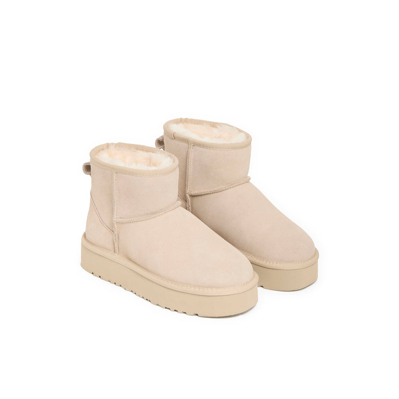 ICY BEIGE - BOOTS FOURREES