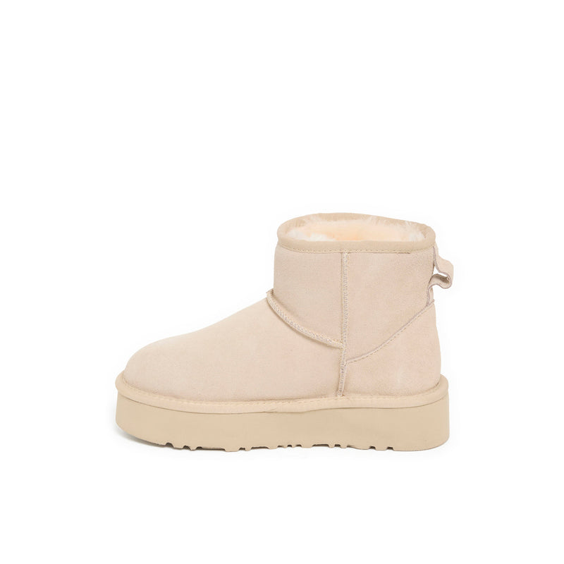 ICY BEIGE - BOOTS FOURREES