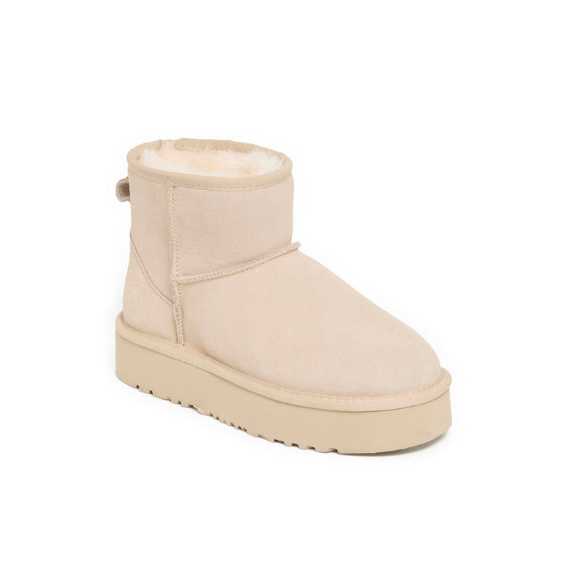 ICY BEIGE - BOOTS FOURREES