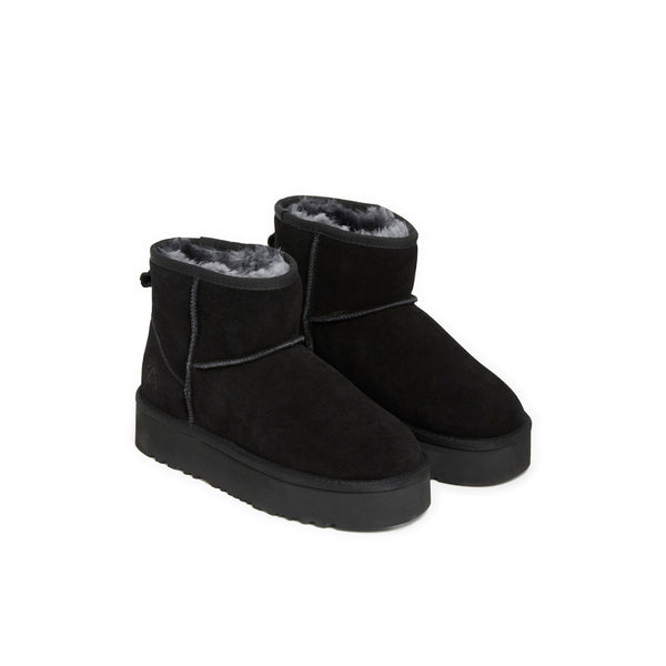 ICY NOIR - BOOTS FOURREES