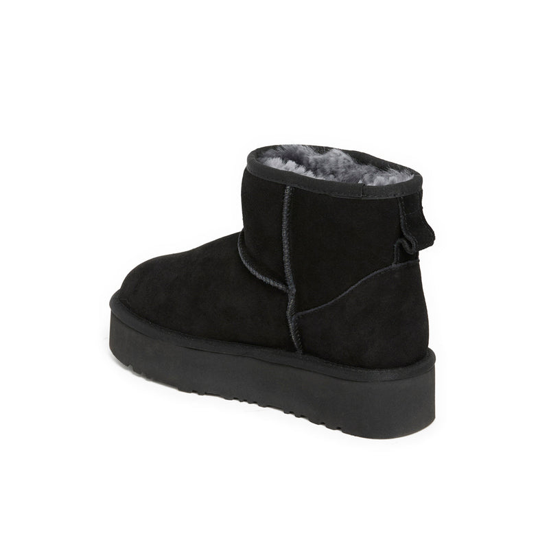 ICY NOIR - BOOTS FOURREES