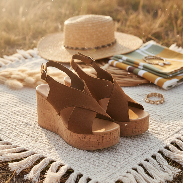 ILIANAE CAMEL SUEDE - SABOT