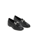 ILYANE NOIR CROCO - MOCASSIN