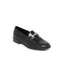 ILYANE NOIR CROCO - MOCASSIN