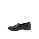 ILYANE NOIR CROCO - MOCASSIN