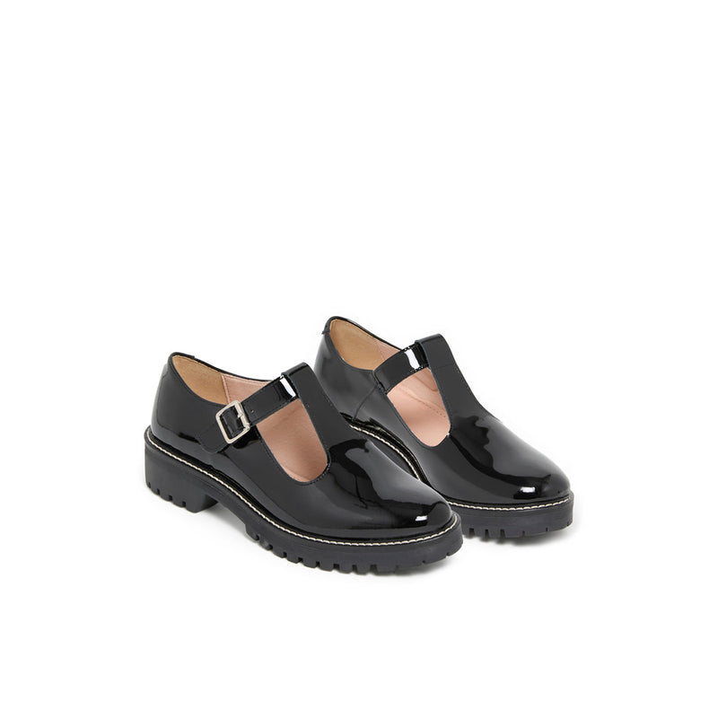 JUN NOIR VERNIS - DERBY