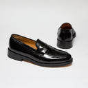 KAERYN NOIR VERNIS - MOCASSIN