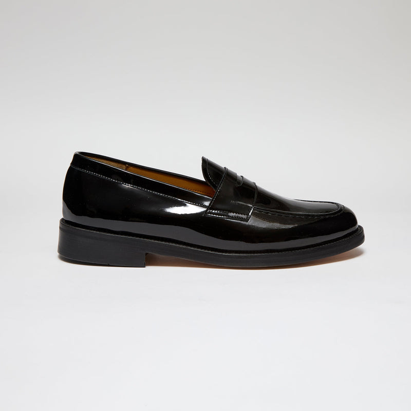 KAERYN NOIR VERNIS - MOCASSIN