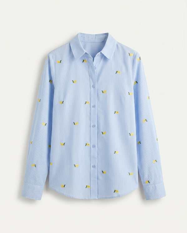 KAJSA BLEU CIEL - CHEMISE
