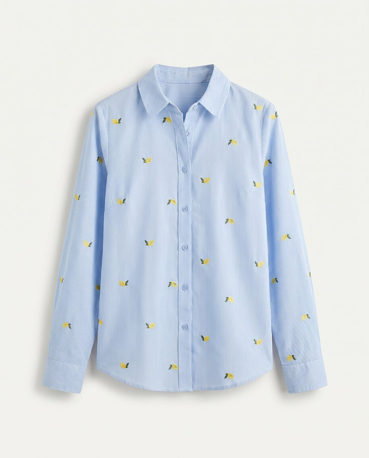 KAJSA BLEU CIEL - CHEMISE