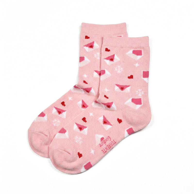 Chaussettes Lettres - Rose