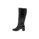 LEZIA NOIR CROCO - BOTTE