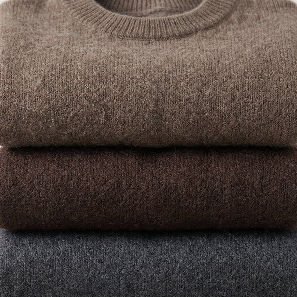 LUCETTE - MELANGE LAINE ET CACHEMIRE - GRIS FONCE - TU - PULL