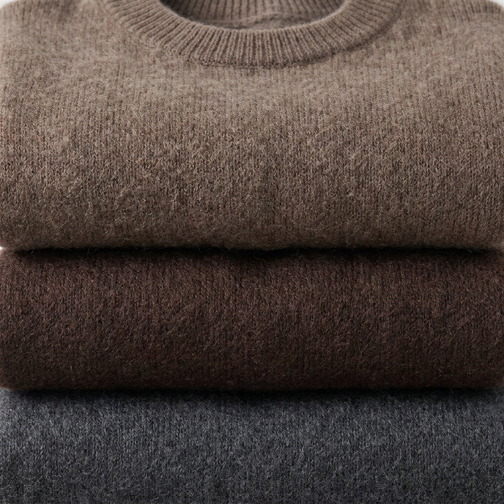 LUCETTE - MELANGE LAINE ET CACHEMIRE - TAUPE