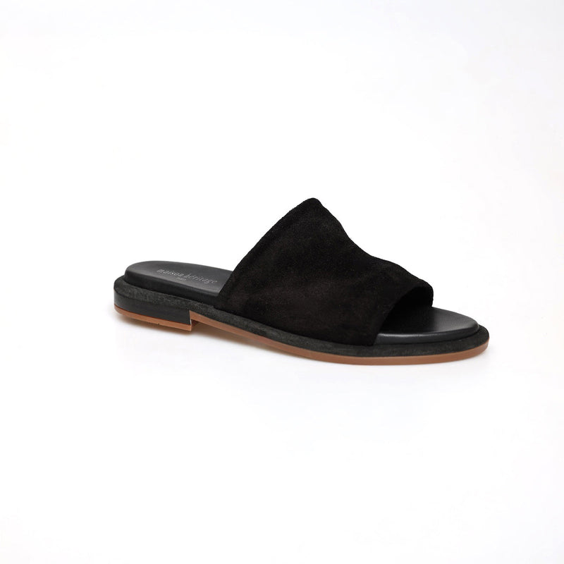 MACARIA NOIR SUEDE - MULE