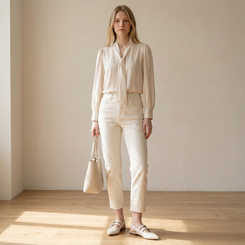 MAELIA ECRU - SLINGBACK