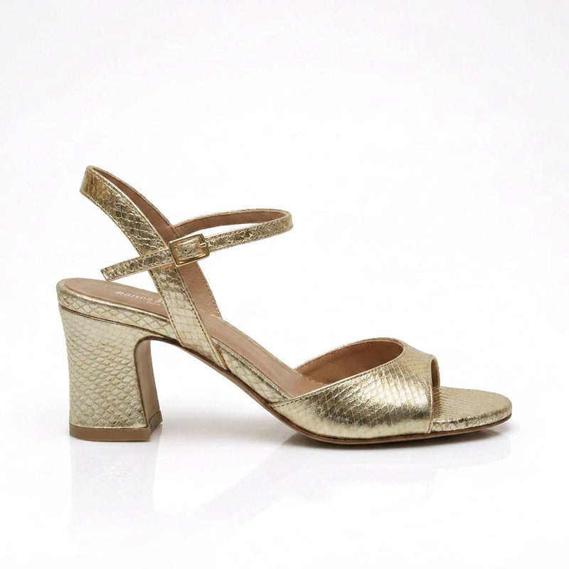 MARTHA PYTHON DORÉ - SANDALE
