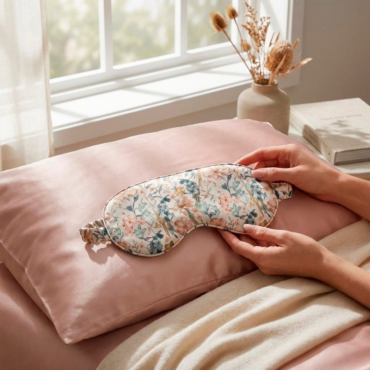 Silk sleep mask - Ysia Daisy