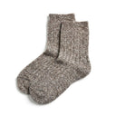 Chaussettes en laine Mélange - Marron