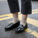 Chaussettes en laine Mélange - Taupe