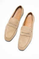 MICHAELA BEIGE SUEDE - MOCASSIN