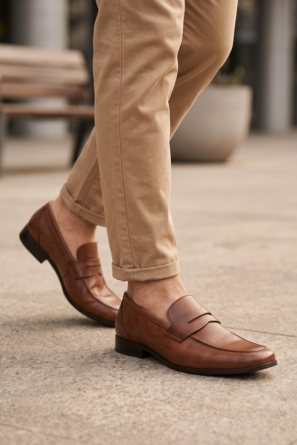 NEWINGTON MARRON - MOCASSIN