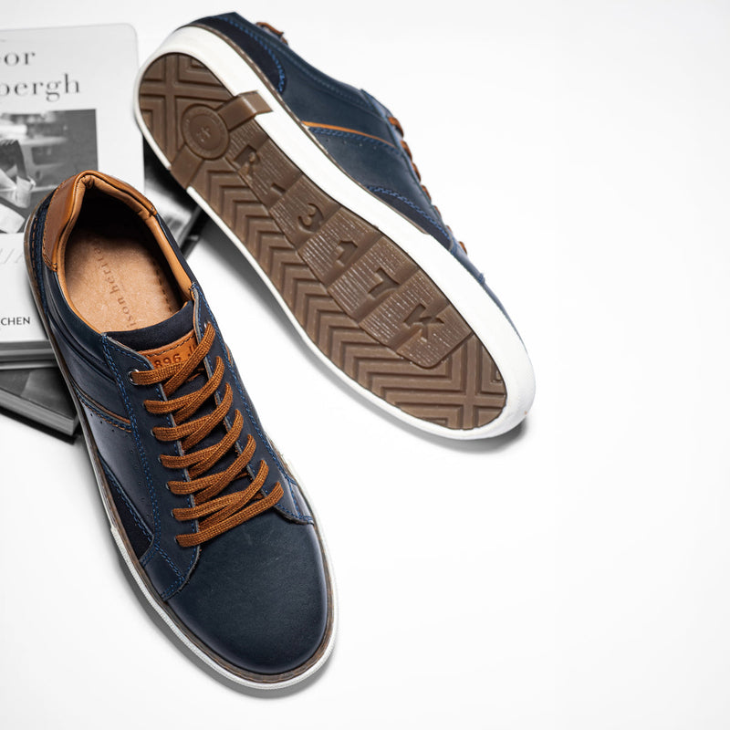 NIELS BLEU MARINE - BASKETS