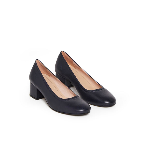 ESCARPIN NINAROSE BLEU MARINE - André