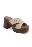 OONA BEIGE - MULE