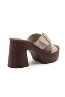 OONA BEIGE - MULE
