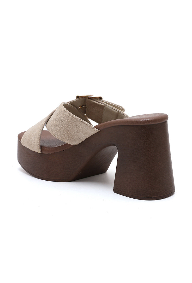 OONA BEIGE - MULE