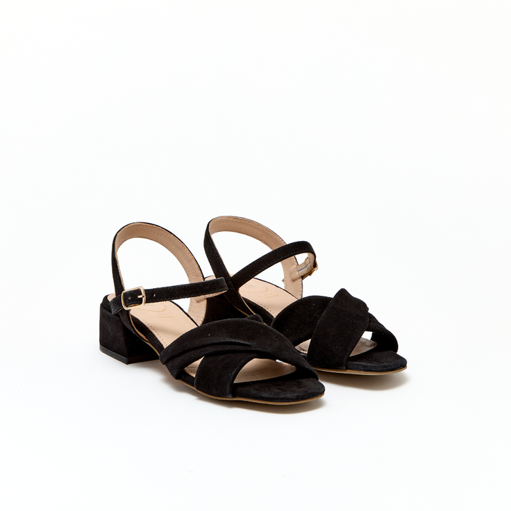 OPHIREA NOIR SUEDE - SANDALE