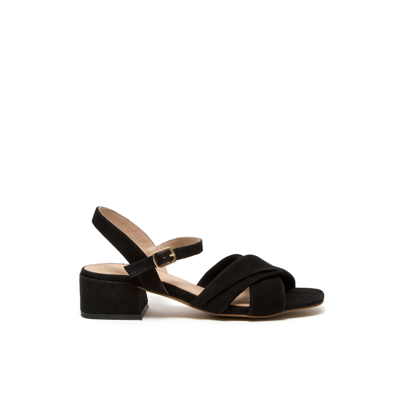 OPHIREA NOIR SUEDE - SANDALE