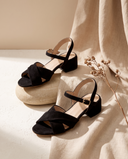 OPHIREA NOIR SUEDE - SANDALE