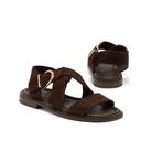 ORELYANE MARRON - SANDALE