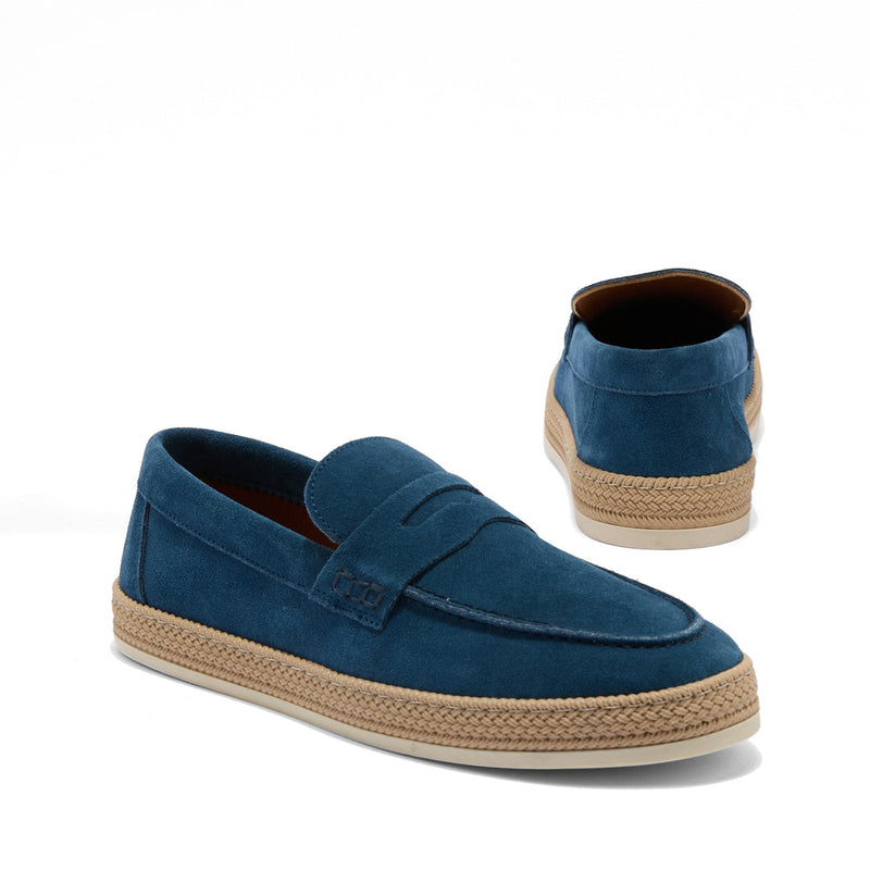 ORSEN BLEU JEAN SUEDE - ESPADRILLE