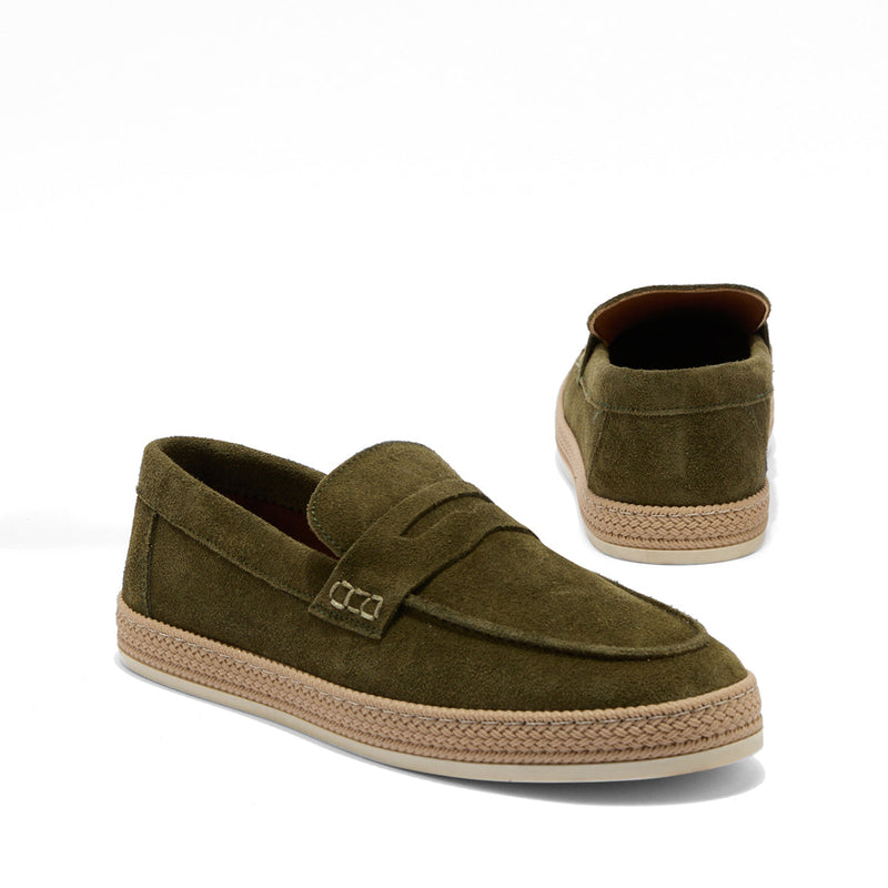 ORSEN KAKI SUEDE - ESPADRILLE
