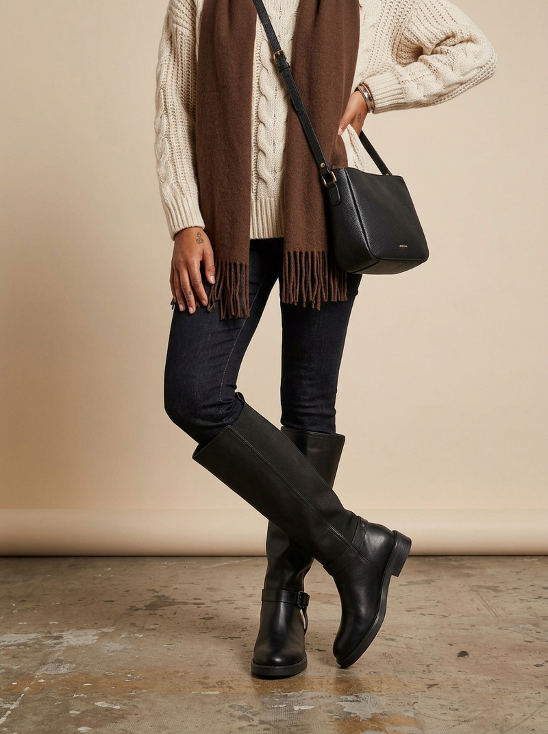 Botte Pamelie Noir - Maison André