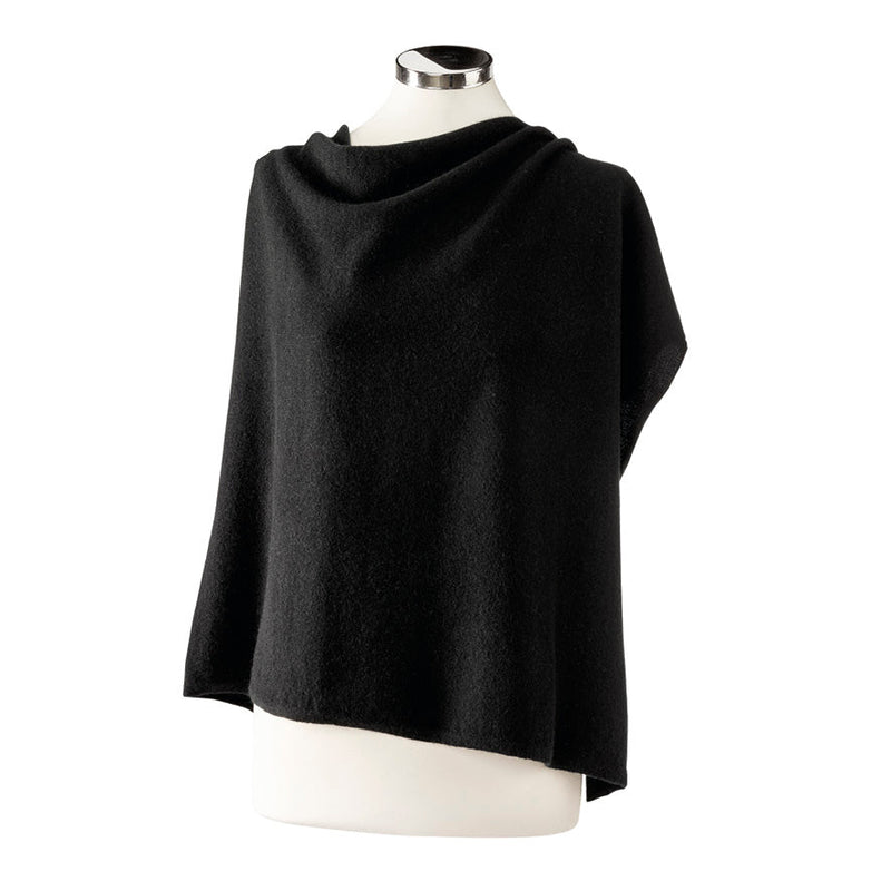 Poncho cachemire - Noir - CXL by Christian Lacroix Maison