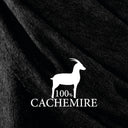 Poncho cachemire - Noir - CXL by Christian Lacroix Maison