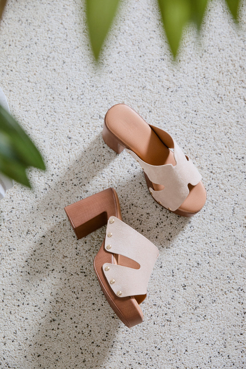 RAFAELA BEIGE - MULE