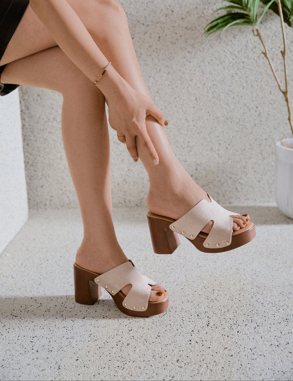 RAFAELA BEIGE - MULE