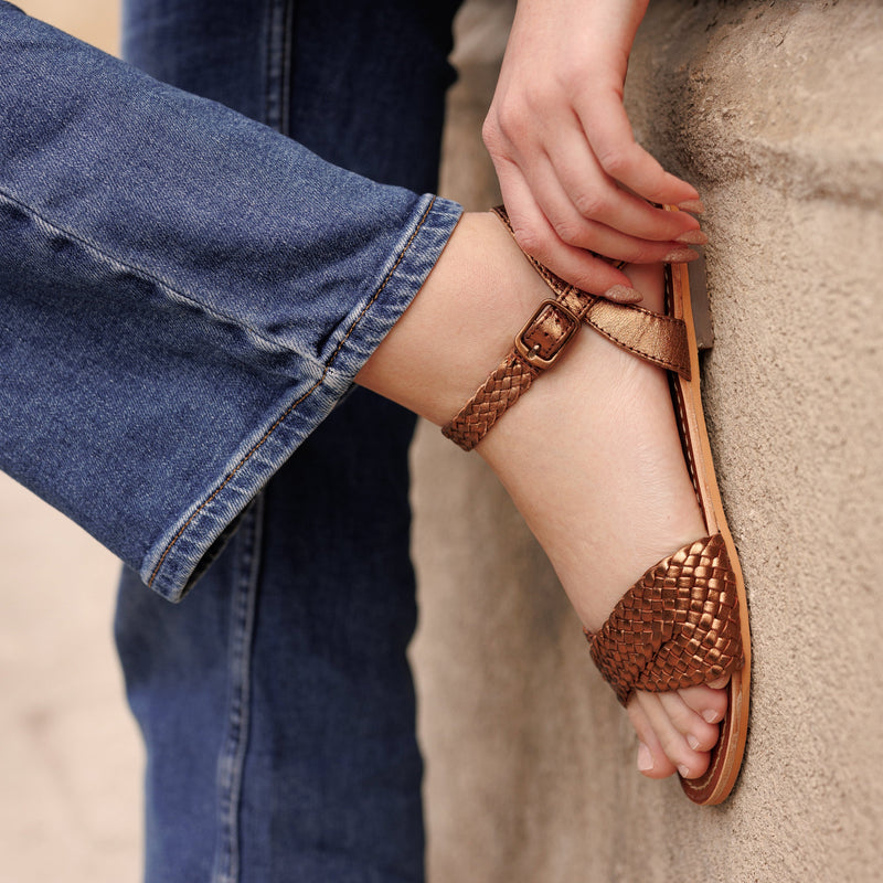 RAYONNANTE BRONZE - SANDALE