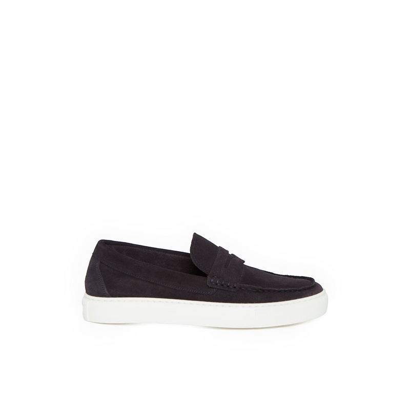 ROMAIN BLEU MARINE - MOCASSIN