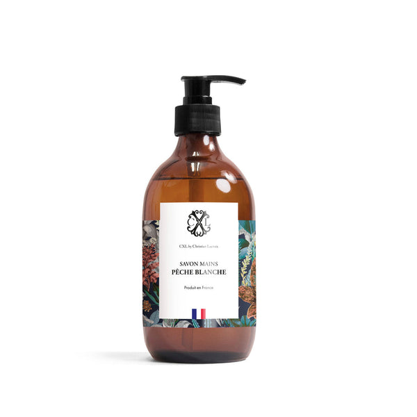 Savon mains parfumé - pêche blanche - 500 ml