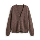 SERAPHINE - MELANGE LAINE ET CACHEMIRE - CHOCOLAT - TU - GILET