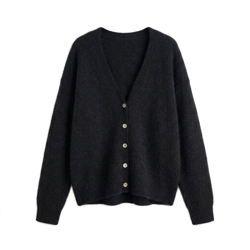 SERAPHINE - MELANGE LAINE ET CACHEMIRE - NOIR - TU - GILET