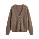 SERAPHINE - MELANGE LAINE ET CACHEMIRE - TAUPE - TU - GILET