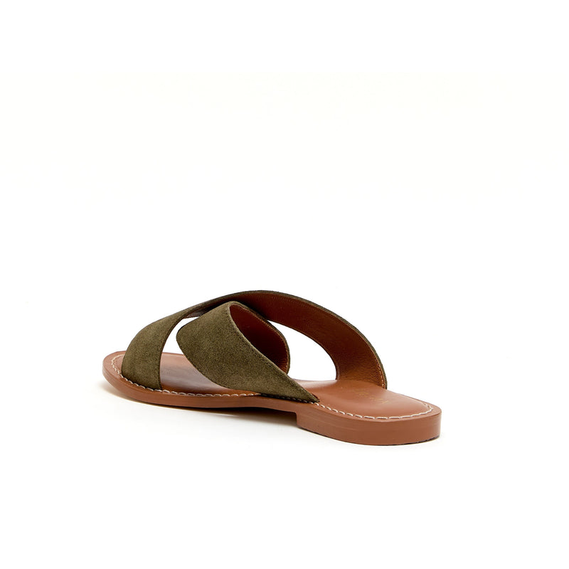 SERINGATIE KAKI SUEDE - MULE