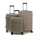 Set de 3 valises rigides avec 4 roulettes - Toulouse Gris doux - CXL by Christian Lacroix Maison